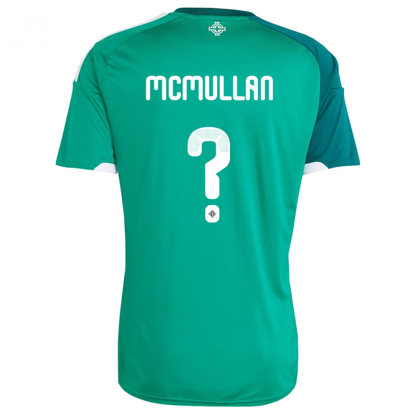 נשים צפון אירלנד סטיבן מקמולן #0 ירוק לבן ג'רזי ביתית 26-28 חולצה קצרה