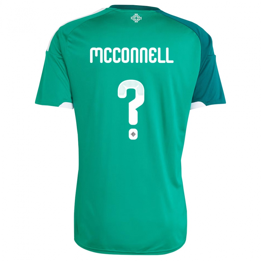 נשים צפון אירלנד Charlie Mcconnell #0 ירוק לבן ג'רזי ביתית 26-28 חולצה קצרה