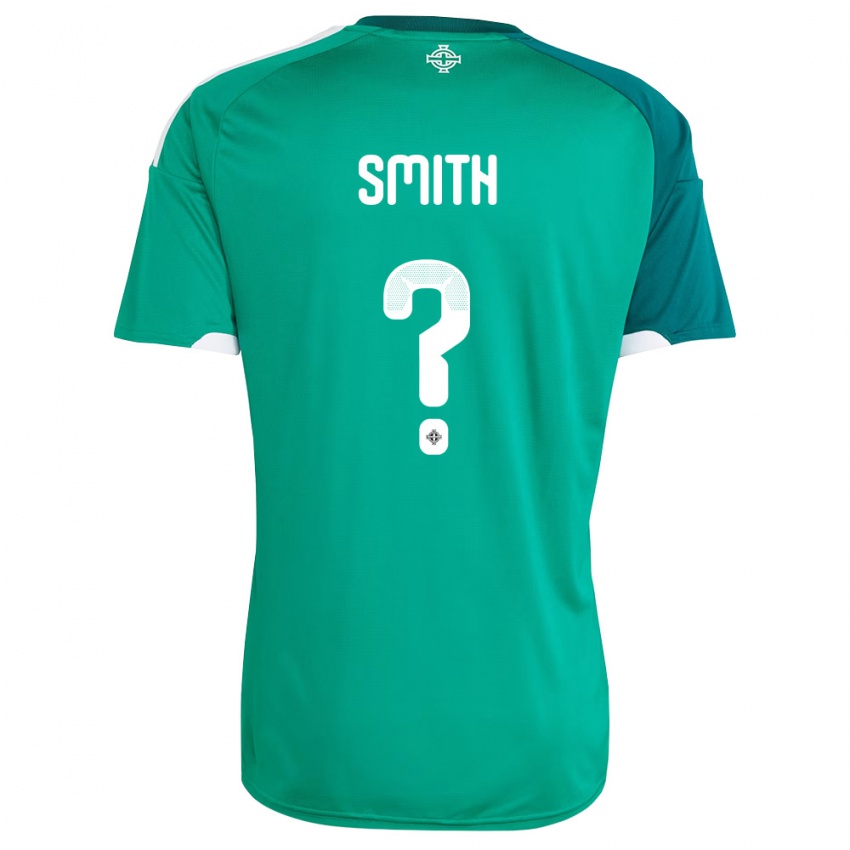 נשים צפון אירלנד קורי סמית' #0 ירוק לבן ג'רזי ביתית 26-28 חולצה קצרה