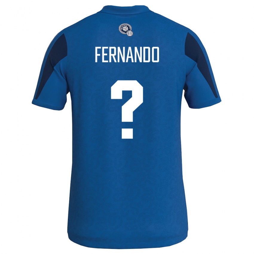 נשים אל סלוודור פרננדו סאנצ'ס #0 כחול כהה ג'רזי ביתית 26-28 חולצה קצרה