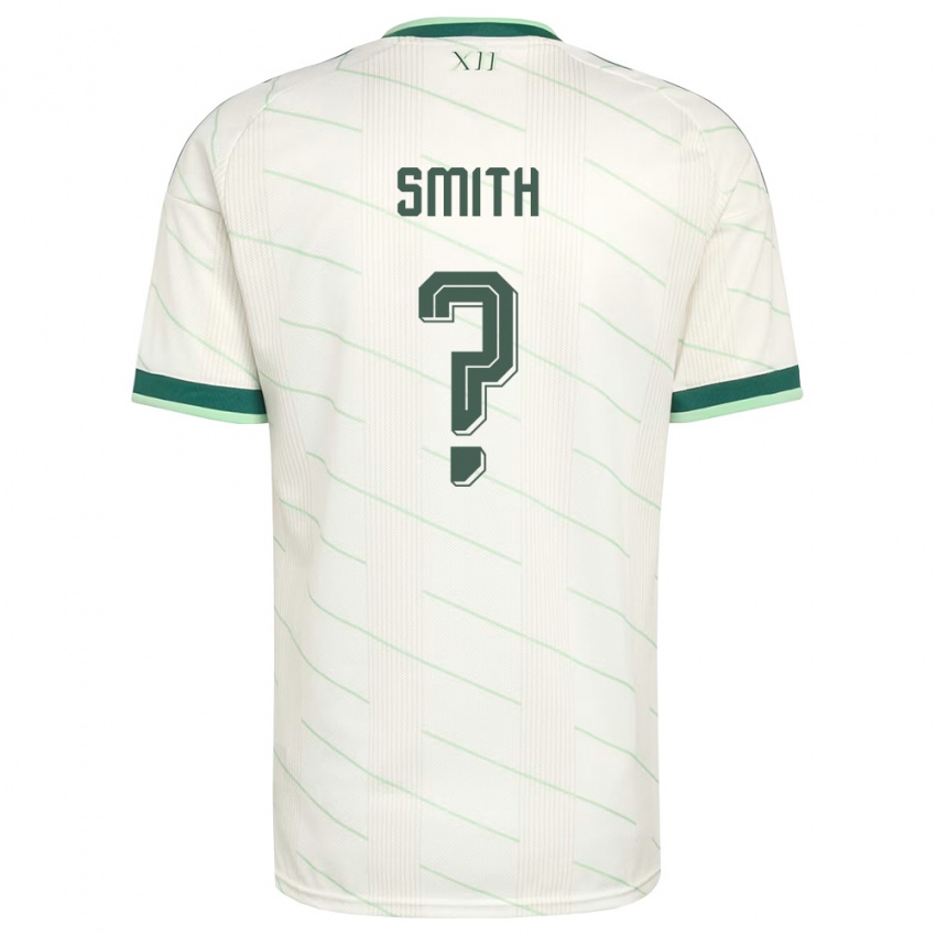 נשים צפון אירלנד קורי סמית' #0 לבן ירוק הרחק ג'רזי 26-28 חולצה קצרה