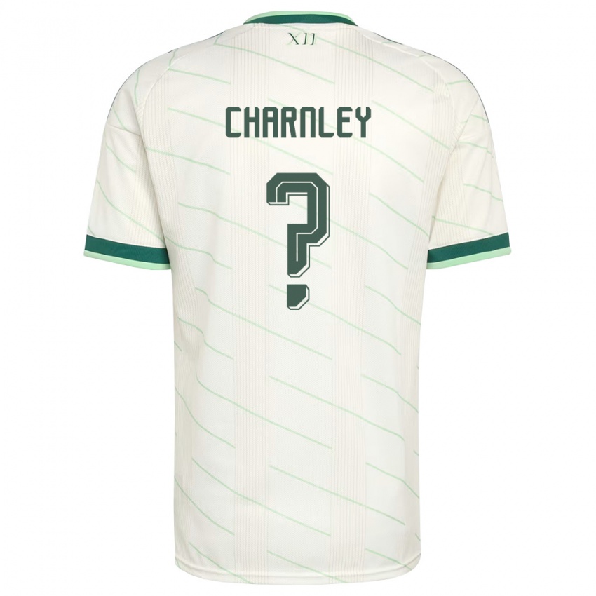 נשים צפון אירלנד ג'יידן צ'רנלי #0 לבן ירוק הרחק ג'רזי 26-28 חולצה קצרה