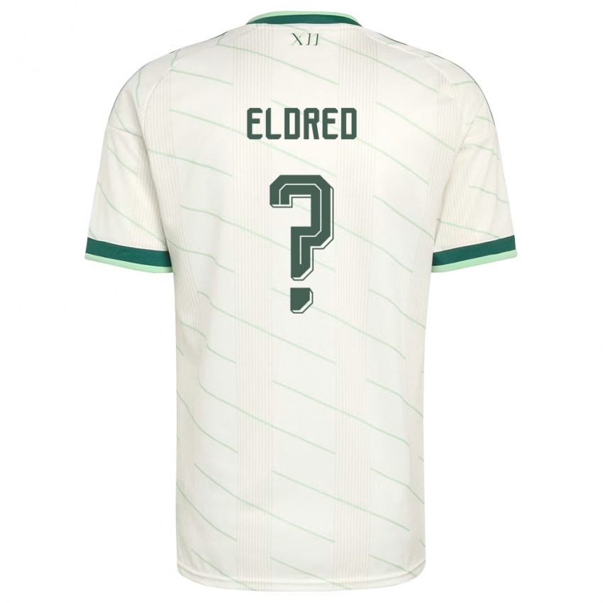 נשים צפון אירלנד סידני אלדרד #0 לבן ירוק הרחק ג'רזי 26-28 חולצה קצרה