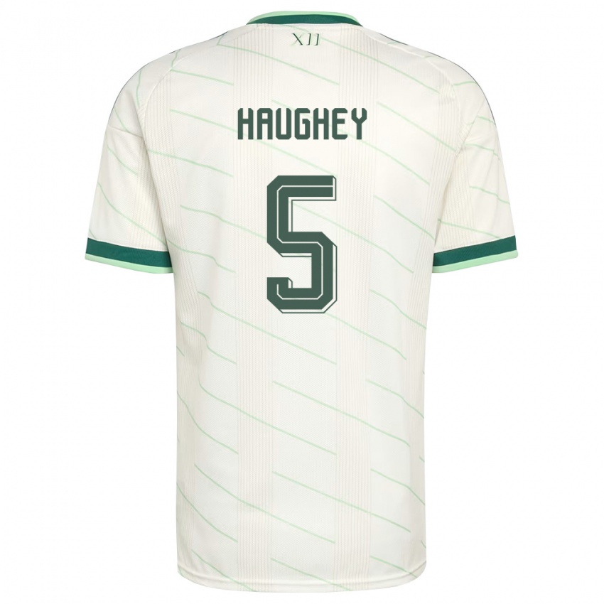 נשים צפון אירלנד קונור הוהי #5 לבן ירוק הרחק ג'רזי 26-28 חולצה קצרה