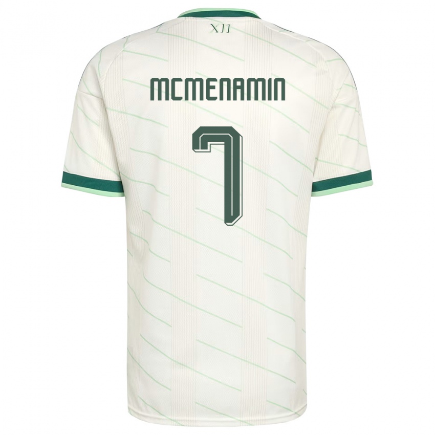 נשים צפון אירלנד קונור מקמנמין #7 לבן ירוק הרחק ג'רזי 26-28 חולצה קצרה