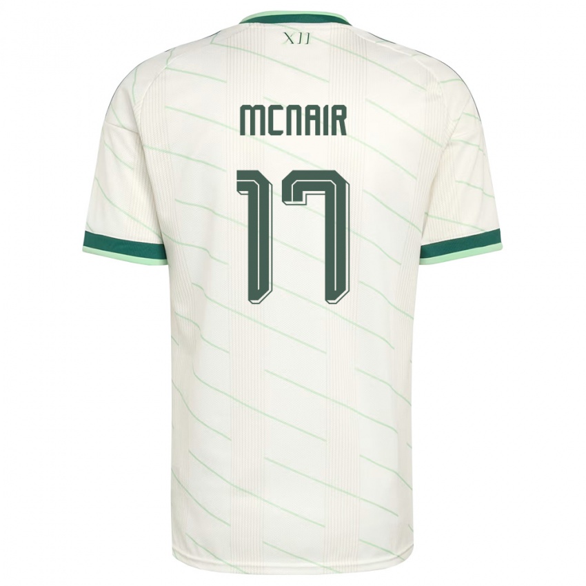 נשים צפון אירלנד פאדי מקניר #17 לבן ירוק הרחק ג'רזי 26-28 חולצה קצרה