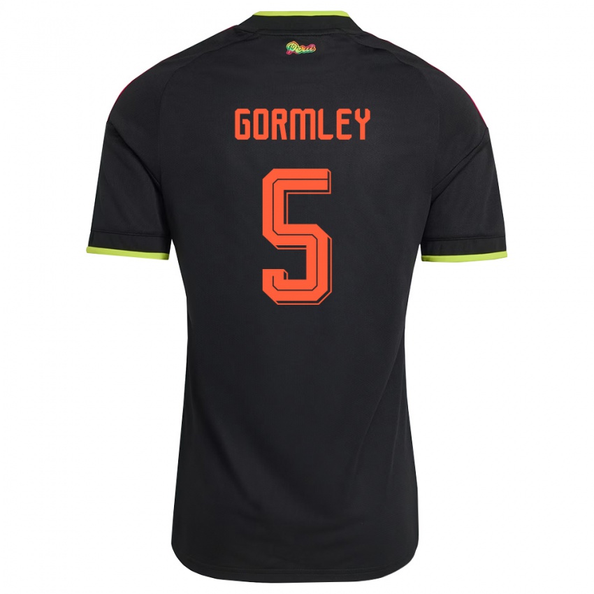 נשים פרו Sean Gormley #5 שחור צהוב ורוד הרחק ג'רזי 26-28 חולצה קצרה