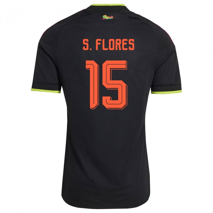 נשים פרו סקארלט פלורס #15 שחור צהוב ורוד הרחק ג'רזי 26-28 חולצה קצרה