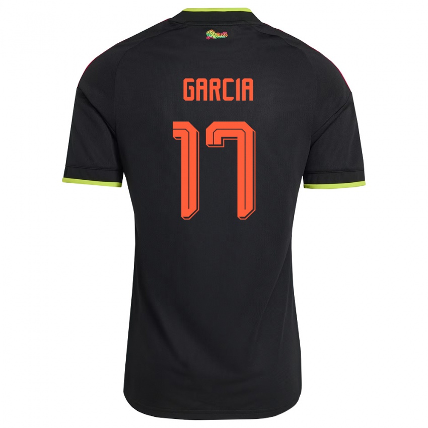 נשים פרו Jonathan García #17 שחור צהוב ורוד הרחק ג'רזי 26-28 חולצה קצרה