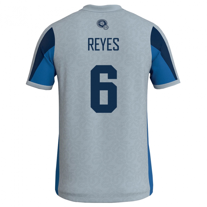 נשים אל סלוודור קווין רייס #6 לבן כחול שמיים הרחק ג'רזי 26-28 חולצה קצרה