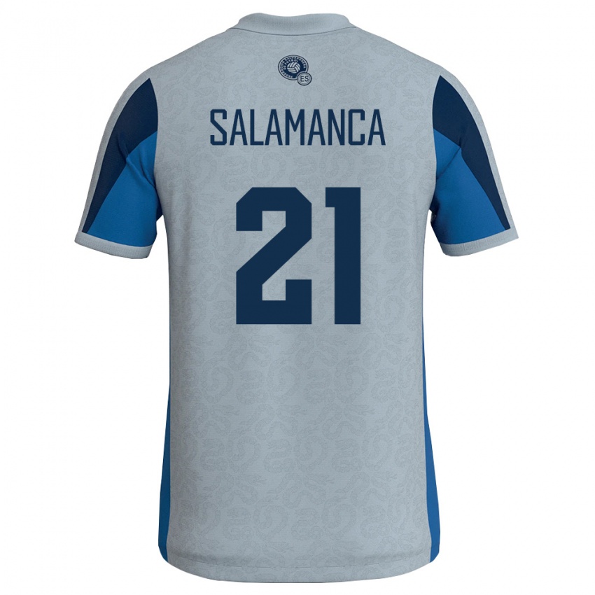 נשים אל סלוודור Sneijder Salamanca #21 לבן כחול שמיים הרחק ג'רזי 26-28 חולצה קצרה