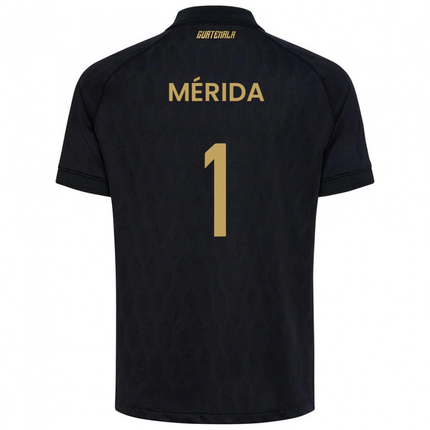 נשים גואטמלה Nicolás Mérida #1 שחור כחול שמיים לבן הרחק ג'רזי 26-28 חולצה קצרה