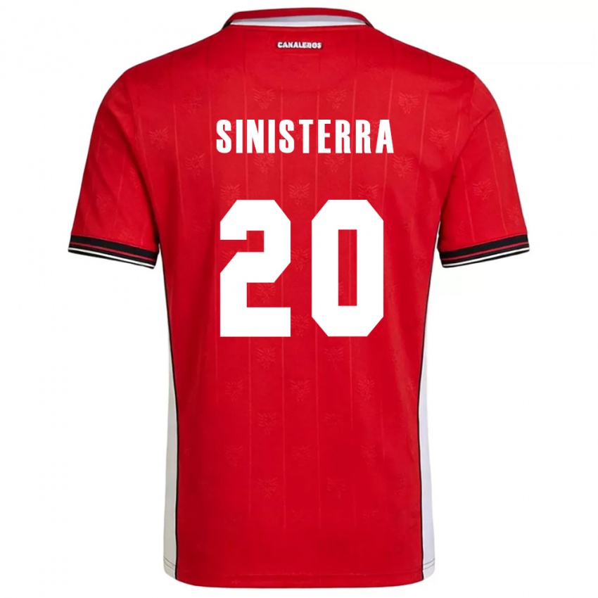 ילדים פנמה Carlos Sinisterra #20 אדום חום לבן ג'רזי ביתית 26-28 חולצה קצרה