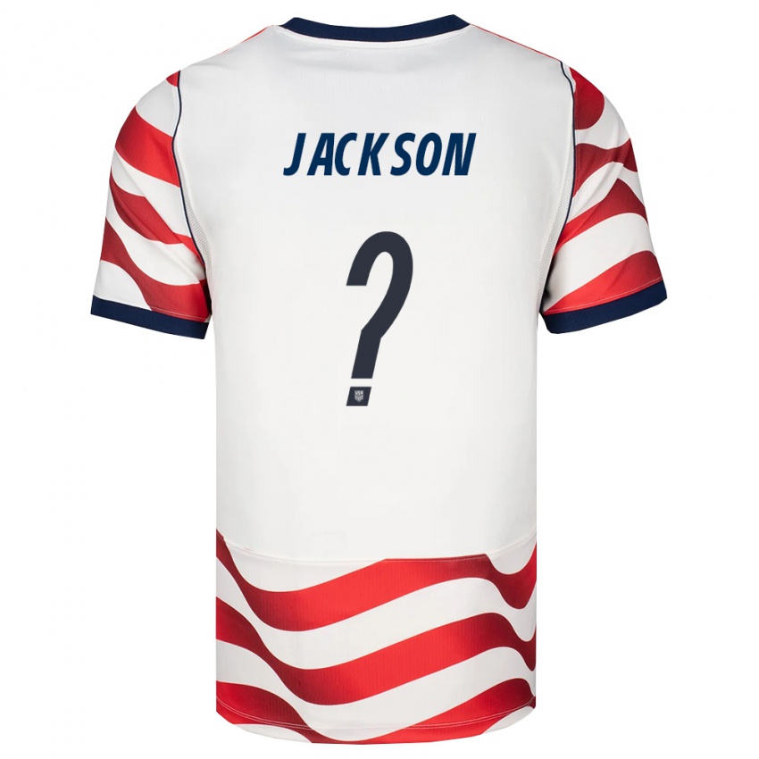 ילדים ארצות הברית Mason Jackson #0 אדום לבן שחור ג'רזי ביתית 26-28 חולצה קצרה