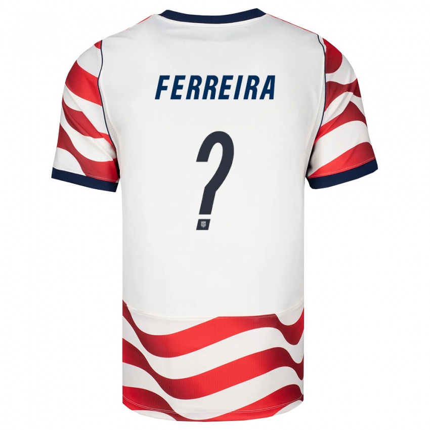 ילדים ארצות הברית Willyam Ferreira #0 אדום לבן שחור ג'רזי ביתית 26-28 חולצה קצרה