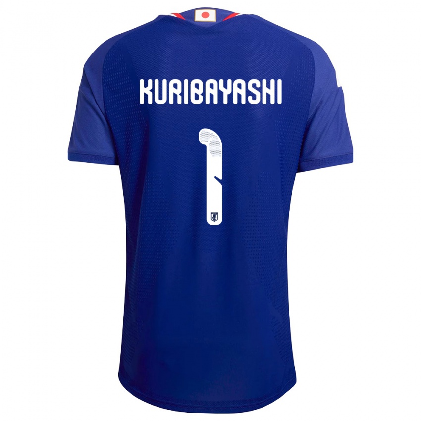 ילדים יַפָּן הייאטו קוריבאיאשי #1 כחול לבן אדום ג'רזי ביתית 26-28 חולצה קצרה