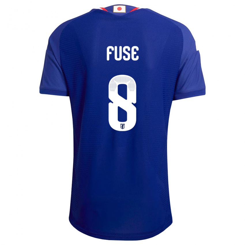 ילדים יַפָּן Katsuma Fuse #8 כחול לבן אדום ג'רזי ביתית 26-28 חולצה קצרה