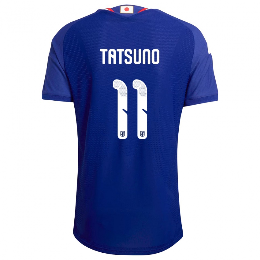 ילדים יַפָּן Kyoya Tatsuno #11 כחול לבן אדום ג'רזי ביתית 26-28 חולצה קצרה