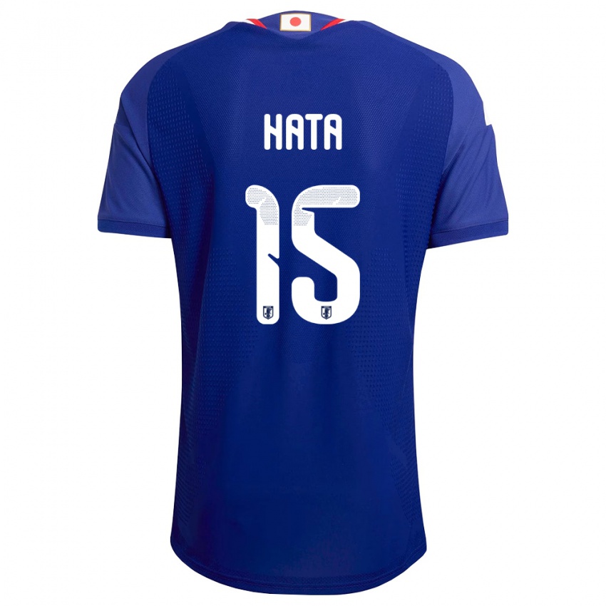 ילדים יַפָּן טאיגה האטה #15 כחול לבן אדום ג'רזי ביתית 26-28 חולצה קצרה