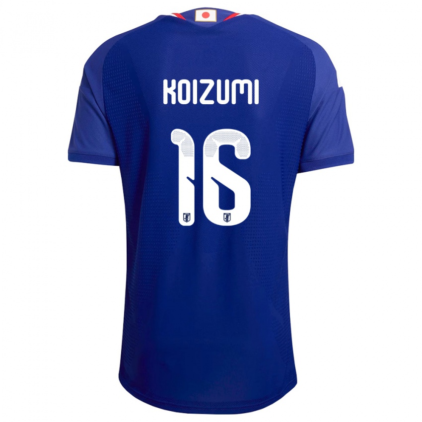 ילדים יַפָּן קאיטו קואיזומי #16 כחול לבן אדום ג'רזי ביתית 26-28 חולצה קצרה