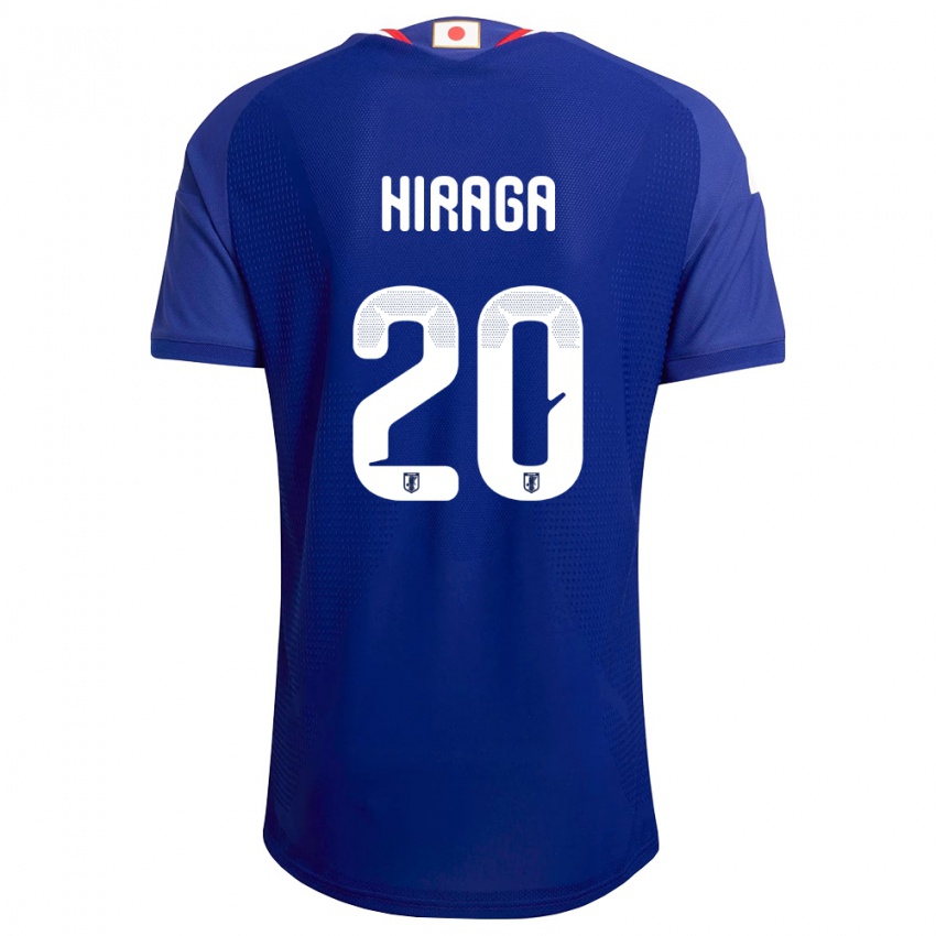 ילדים יַפָּן Sora Hiraga #20 כחול לבן אדום ג'רזי ביתית 26-28 חולצה קצרה