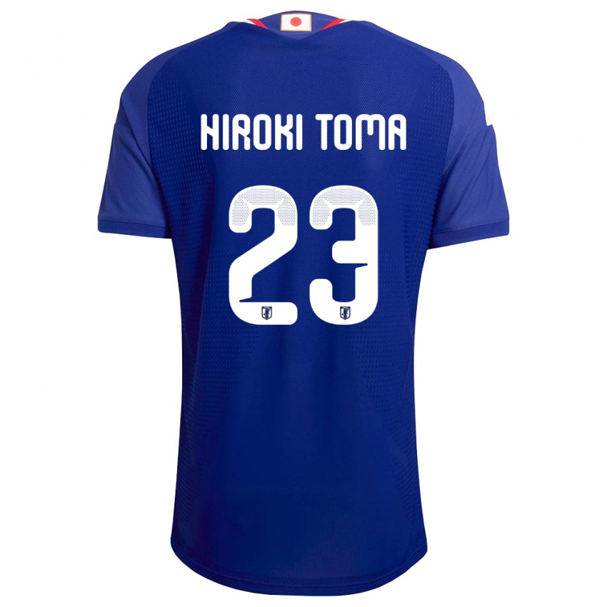 ילדים יַפָּן Otavio Hiroki Toma #23 כחול לבן אדום ג'רזי ביתית 26-28 חולצה קצרה