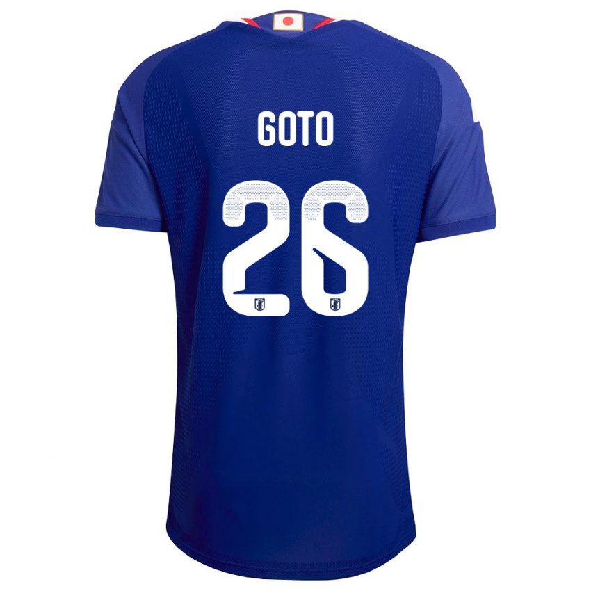 ילדים יַפָּן קייסוקה גוטו #26 כחול לבן אדום ג'רזי ביתית 26-28 חולצה קצרה