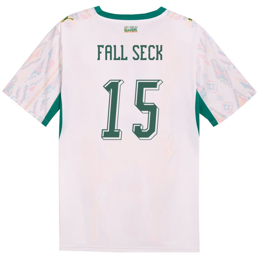 ילדים סנגל אוסיינו פאל סק #15 לבן ירוק צהוב ג'רזי ביתית 26-28 חולצה קצרה