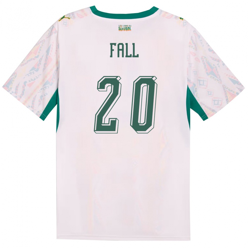 ילדים סנגל קורקה סתיו #20 לבן ירוק צהוב ג'רזי ביתית 26-28 חולצה קצרה