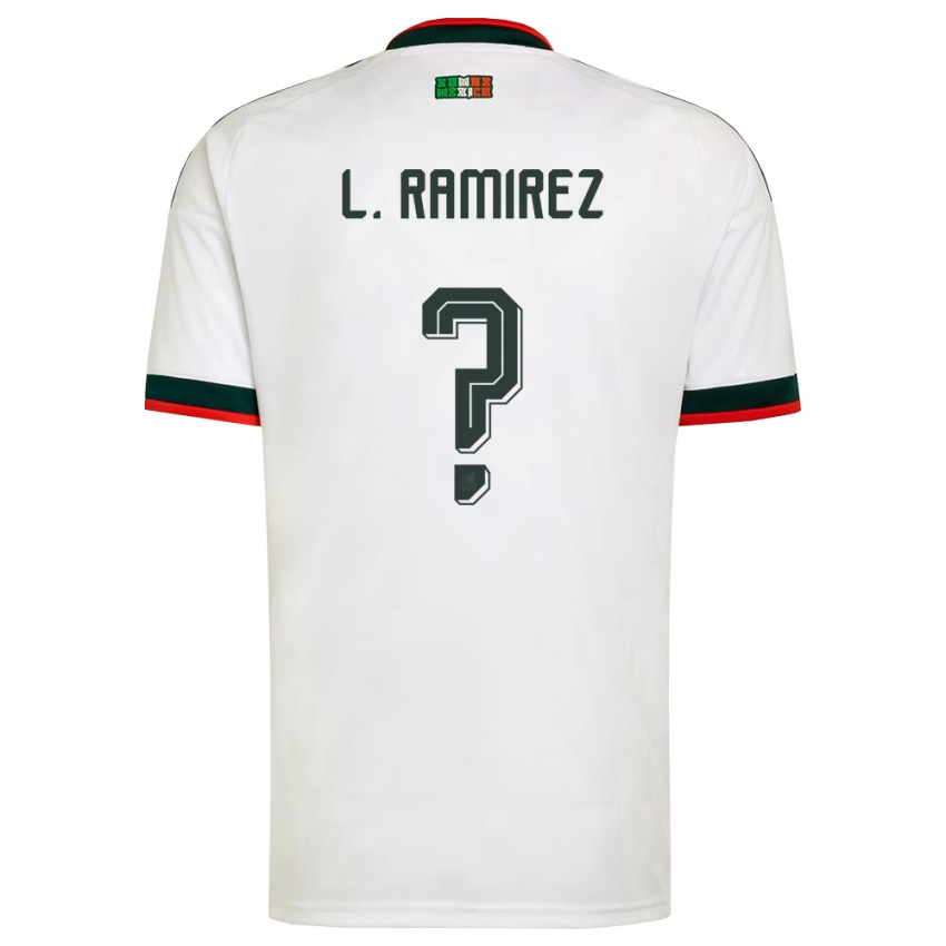 ילדים מקסיקו Leonardo Ramirez #0 לבן בורדו ירוק הרחק ג'רזי 26-28 חולצה קצרה