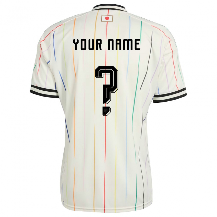 ילדים יַפָּן השם שלך #0 לבן שחור הרחק ג'רזי 26-28 חולצה קצרה