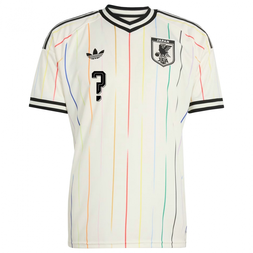 ילדים יַפָּן השם שלך #0 לבן שחור הרחק ג'רזי 26-28 חולצה קצרה