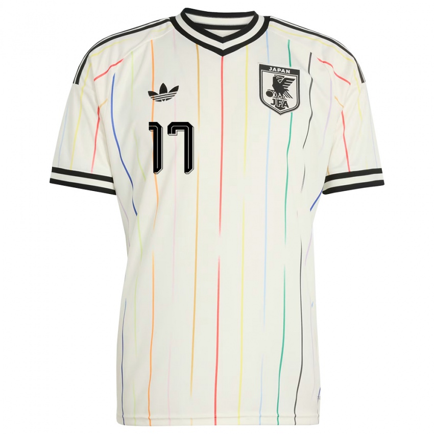 ילדים יַפָּן אאו טנאקה #17 לבן שחור הרחק ג'רזי 26-28 חולצה קצרה