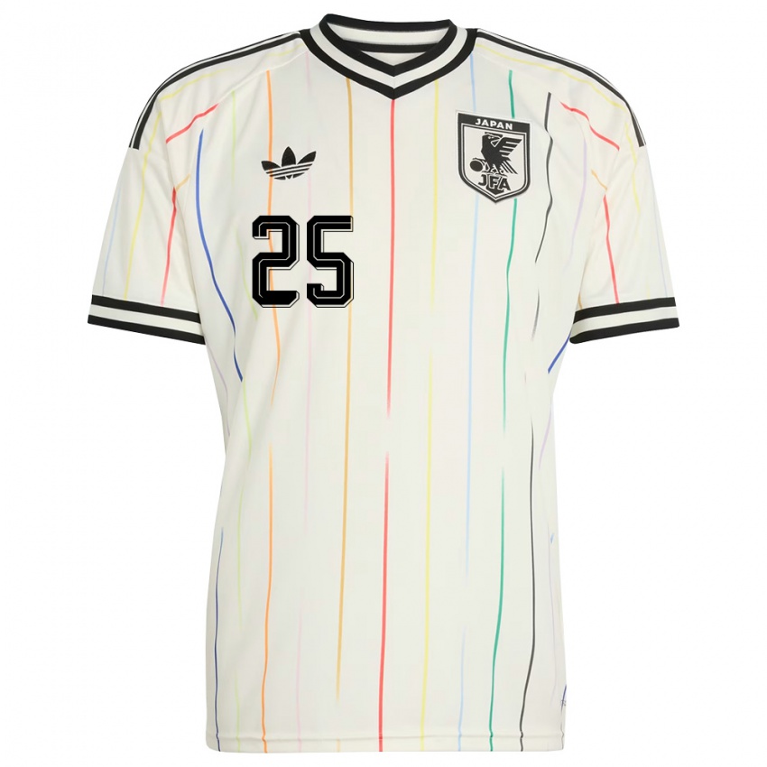 ילדים יַפָּן שן רק אויאמה #25 לבן שחור הרחק ג'רזי 26-28 חולצה קצרה