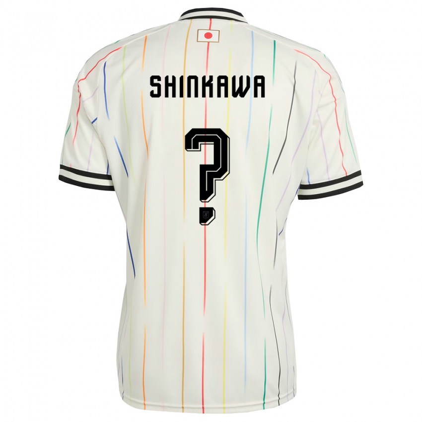 ילדים יַפָּן שיאון שינקאווה #0 לבן שחור הרחק ג'רזי 26-28 חולצה קצרה