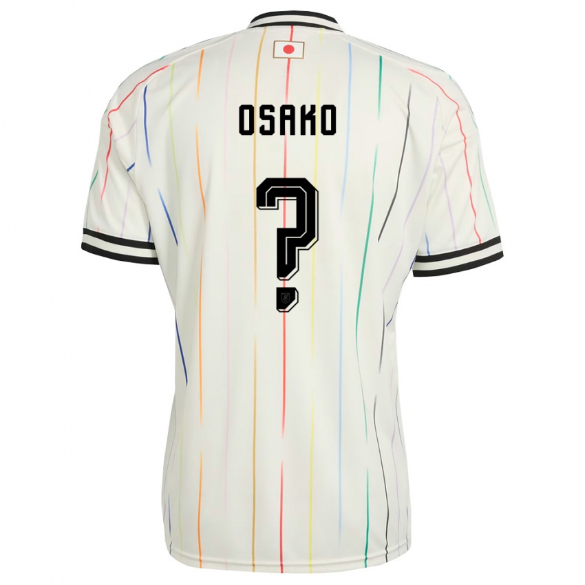 ילדים יַפָּן קייסוקה אוסאקו #0 לבן שחור הרחק ג'רזי 26-28 חולצה קצרה