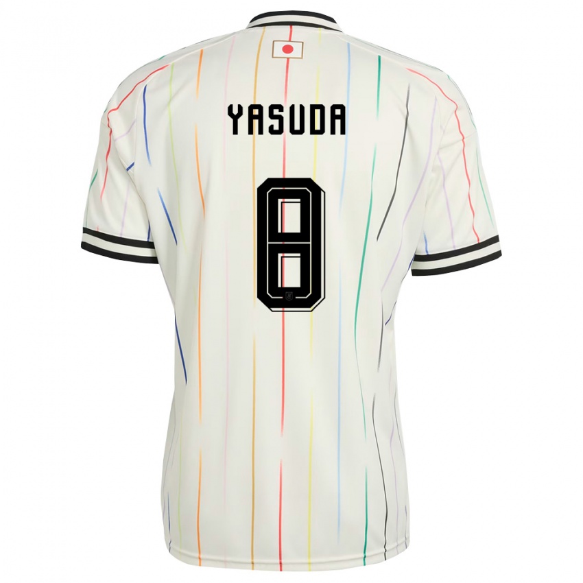 ילדים יַפָּן בחינת יאסודה #8 לבן שחור הרחק ג'רזי 26-28 חולצה קצרה