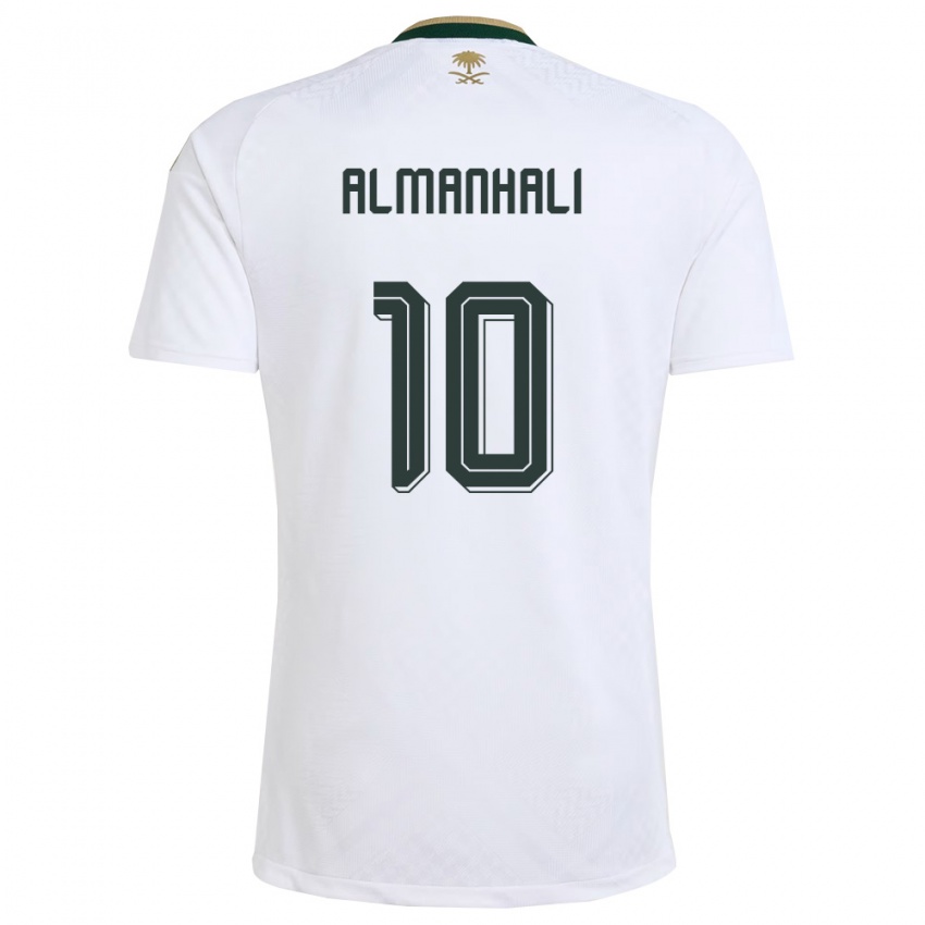 ילדים ערב הסעודית סואילם אלמנהלי #10 לבן ירוק זהב הרחק ג'רזי 26-28 חולצה קצרה