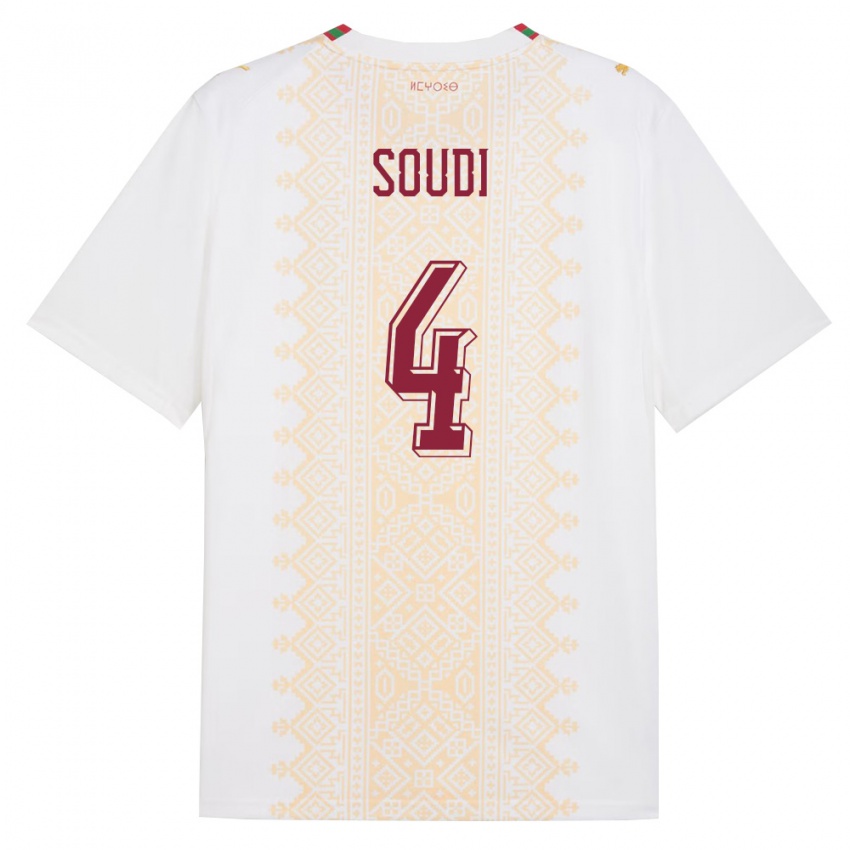 ילדים מָרוֹקוֹ אדם סודי #4 לבן זהב אדום הרחק ג'רזי 26-28 חולצה קצרה