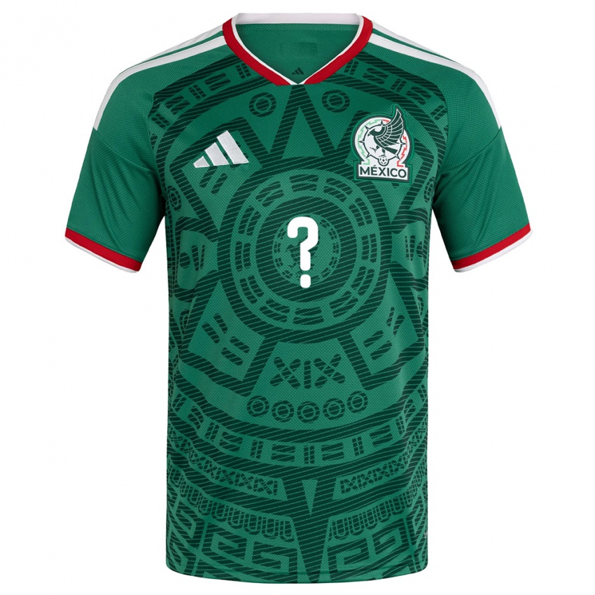 גברים מקסיקו גיז'רמו אוצ'ואה #0 ירוק לבן אדום ג'רזי ביתית 26-28 חולצה קצרה