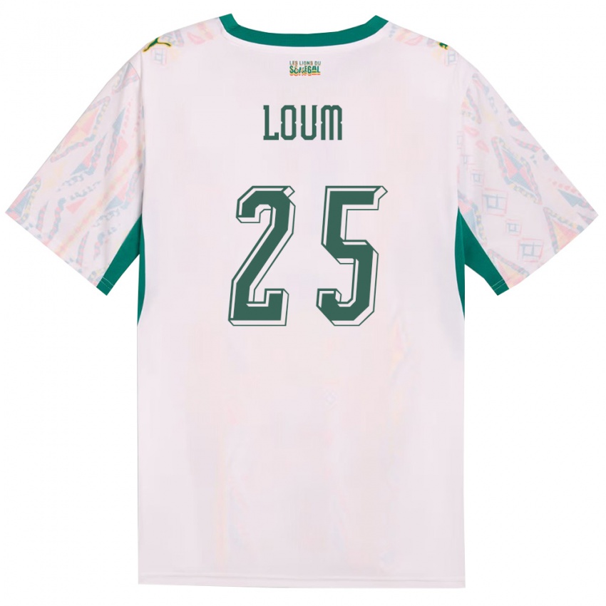 גברים סנגל ממאדו לום #25 לבן ירוק צהוב ג'רזי ביתית 26-28 חולצה קצרה