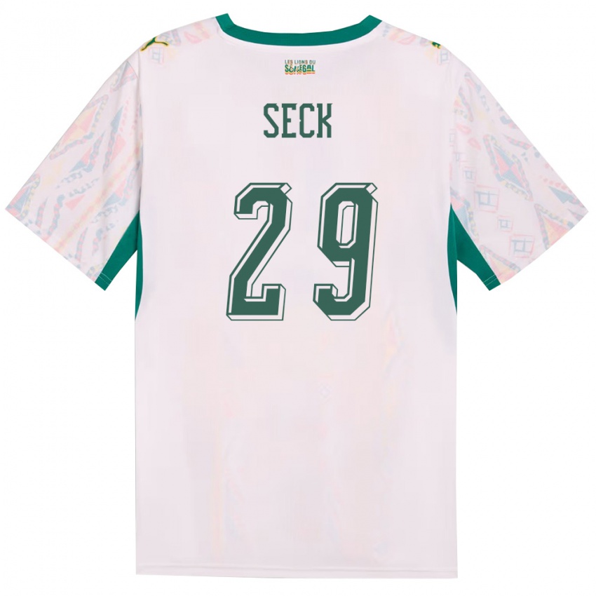 גברים סנגל דמבה סק #29 לבן ירוק צהוב ג'רזי ביתית 26-28 חולצה קצרה