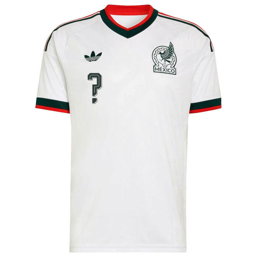 גברים מקסיקו גיז'רמו אוצ'ואה #0 לבן בורדו ירוק הרחק ג'רזי 26-28 חולצה קצרה