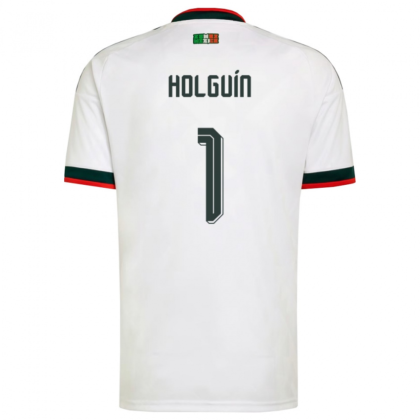 גברים מקסיקו הקטור איפוליטו הולגין פרס #1 לבן בורדו ירוק הרחק ג'רזי 26-28 חולצה קצרה