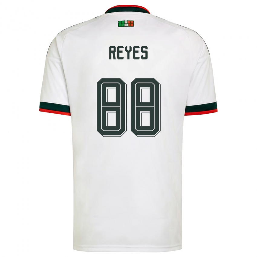 גברים מקסיקו מריכרמן רייס #88 לבן בורדו ירוק הרחק ג'רזי 26-28 חולצה קצרה