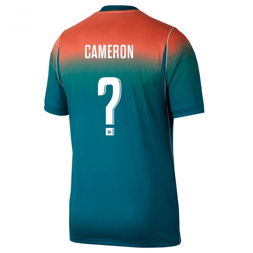 גברים אוֹסטְרַלִיָה Jesse Cameron #0 ירוק ורוד הרחק ג'רזי 26-28 חולצה קצרה