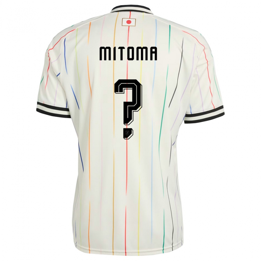 גברים יַפָּן קאורו מיטומה #0 לבן שחור הרחק ג'רזי 26-28 חולצה קצרה