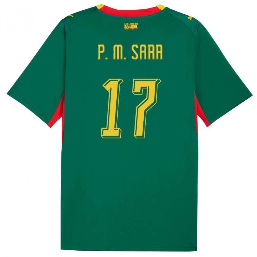 גברים סנגל פפה מטר סאר #17 ירוק צהוב אדום הרחק ג'רזי 26-28 חולצה קצרה