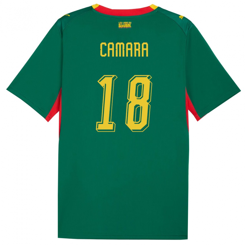 גברים סנגל מטה קמארה #18 ירוק צהוב אדום הרחק ג'רזי 26-28 חולצה קצרה