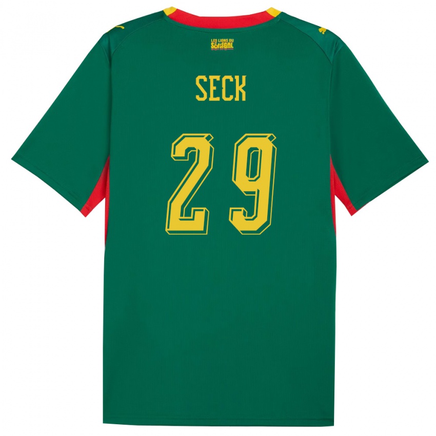 גברים סנגל דמבה סק #29 ירוק צהוב אדום הרחק ג'רזי 26-28 חולצה קצרה